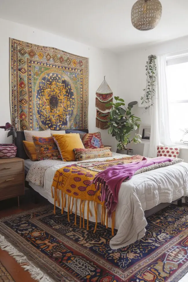 Chic Small Space: Bohemian Bedroom Ideas