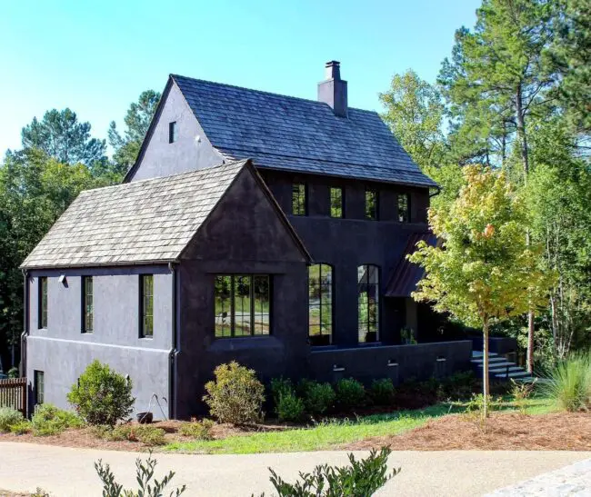 Dark Accents in a Timeless Cottage Design