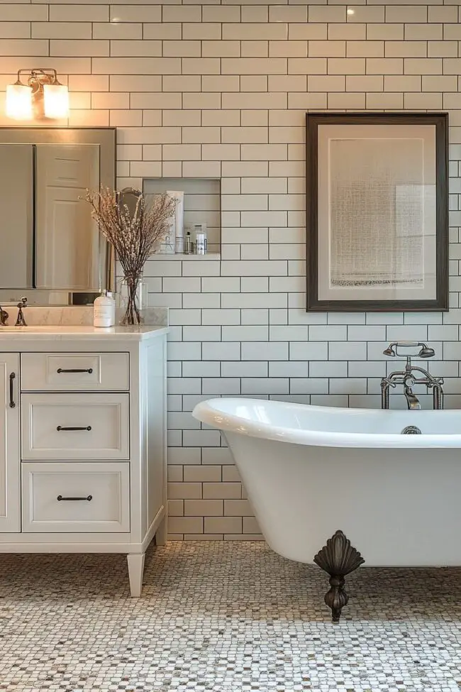 Contemporary Retro Bathroom Design