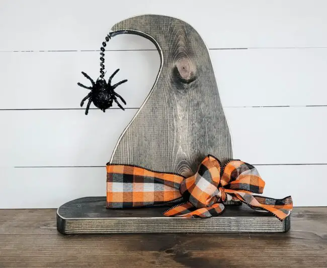 Rustic Witch Hat Decor with a Touch of Charm