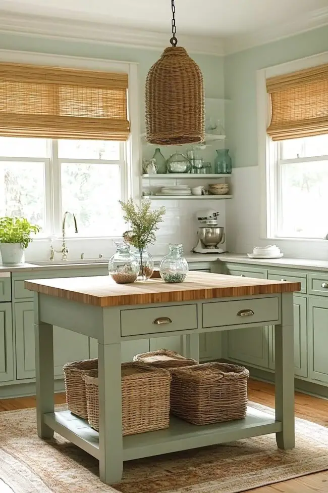 Seagrass Inspired Coastal Kitchen Design