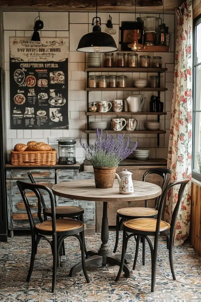 Charming Boho-Inspired Kitchen Space