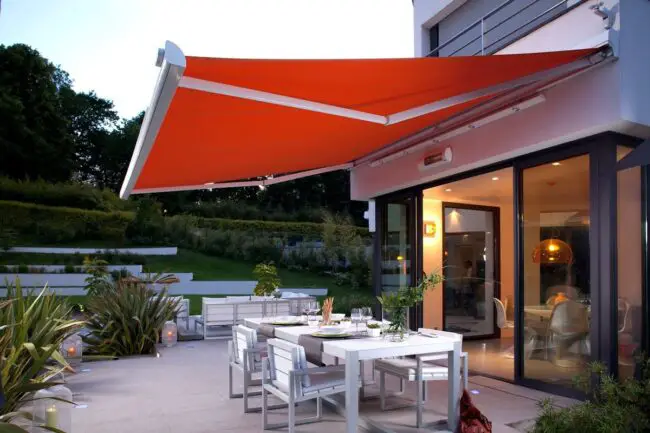 Bold Orange for Outdoor Dining