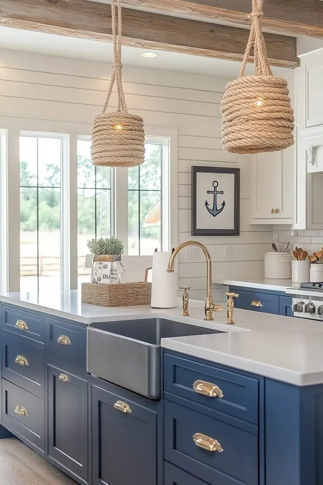 Nautical Inspired Kitchen Design