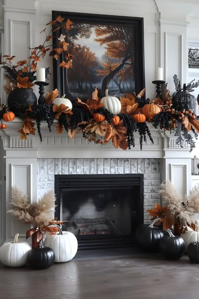 Rustic Fall Elegance with Pumpkins