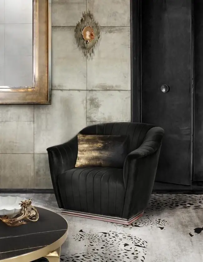 The Black Velvet Modern Throne