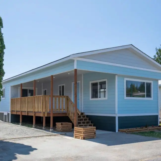 Soft Blue Coastal-Inspired Exterior