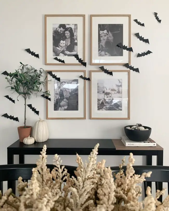 Bat Wall for a Creepy Look