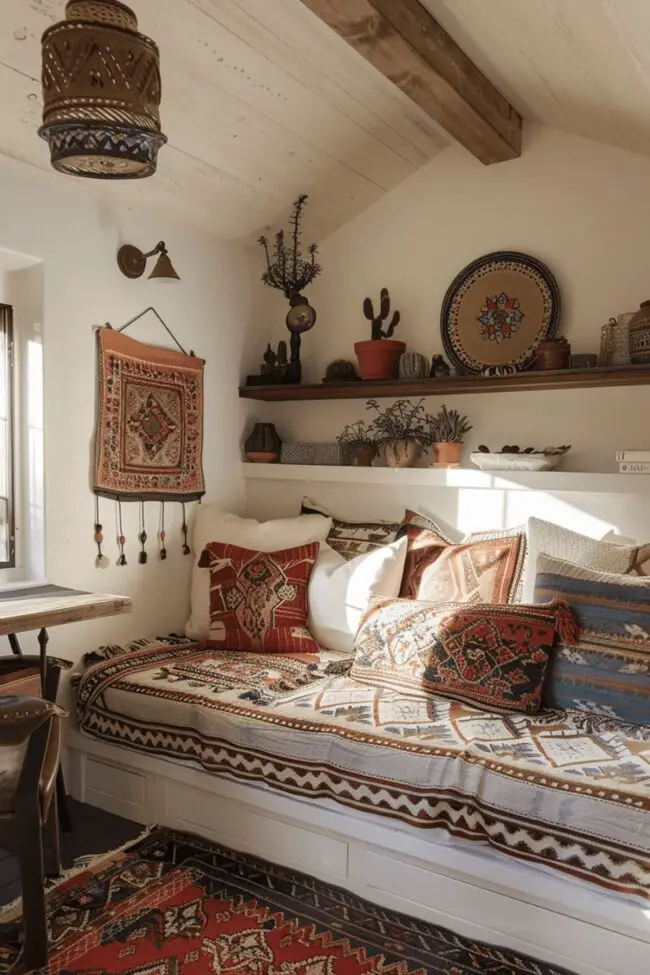 Chic Bohemian Retreat for Small Spaces