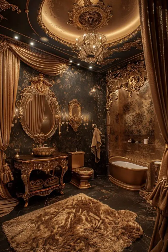 Opulent Baroque Gold Aesthetics