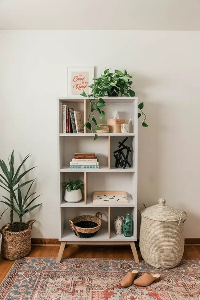 Scandinavian Shelf with Greenery