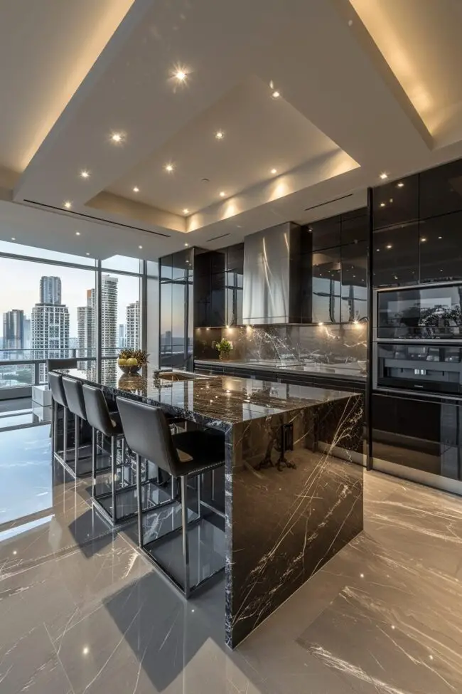 Futuristic Design for Condo Kitchens