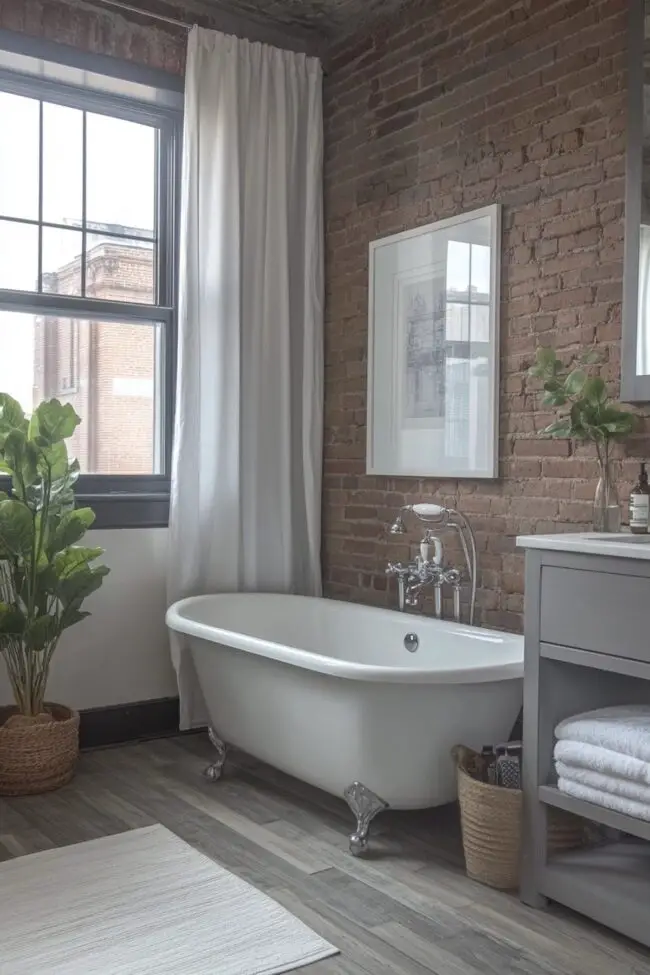 Sophisticated Urban Loft Bathroom Design