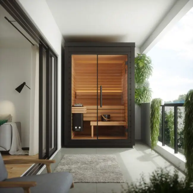 Urban Oasis: Balcony Sauna