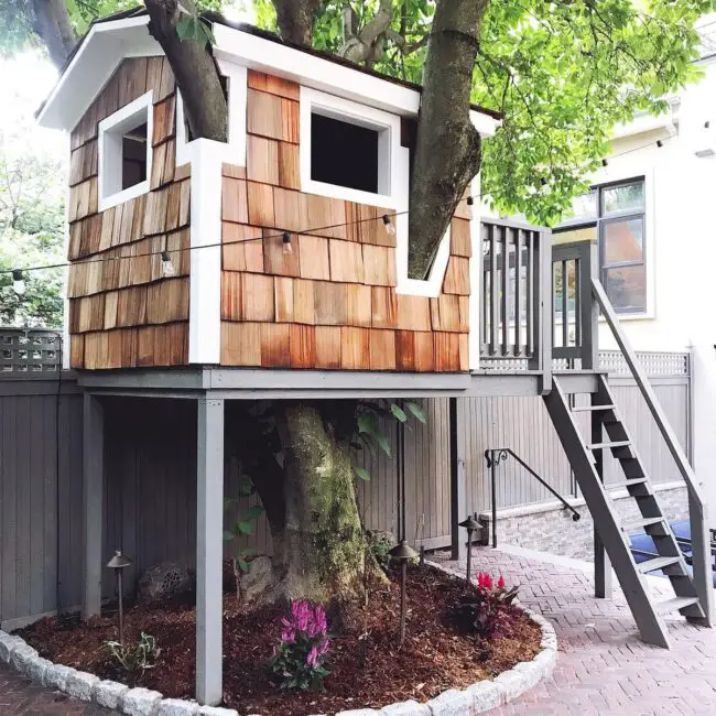 Compact Treehouse Perfect for Small Spaces