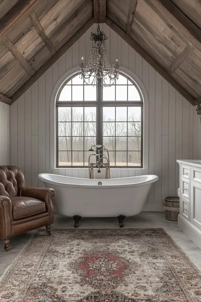 Vintage Charm in Rustic Wooden Retreat