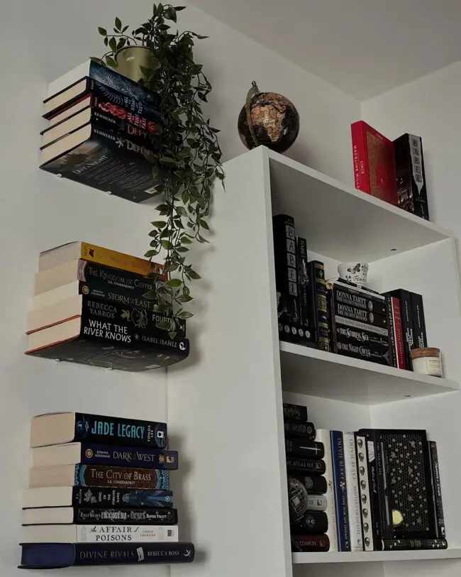 Floating Shelves for Books