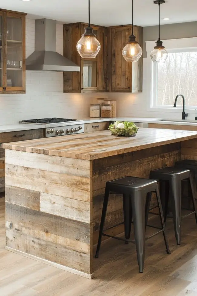 Revamped Rustic Kitchen Style