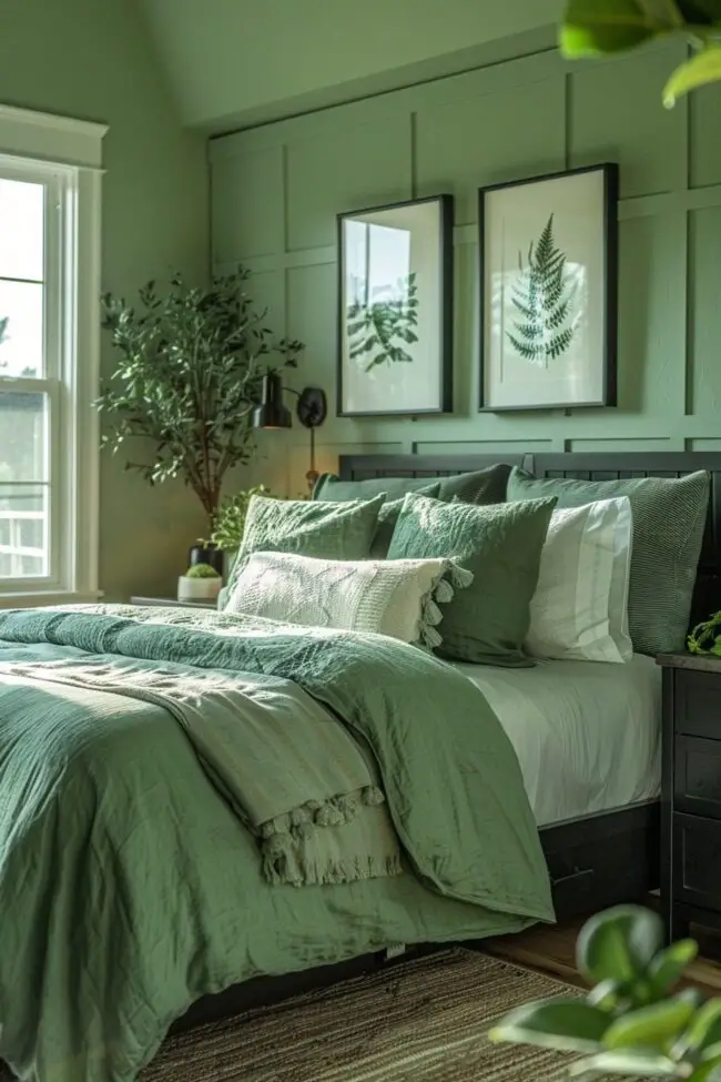 Contemporary Sage Green Country Escape