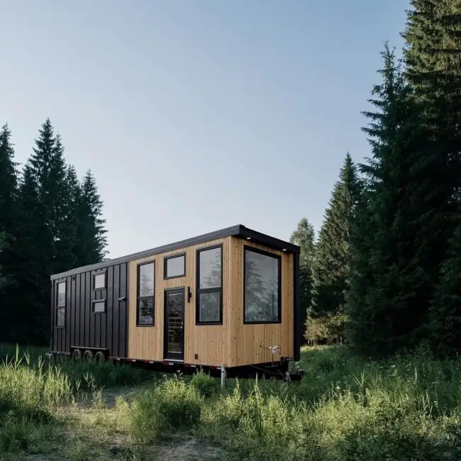 Contemporary Tiny Home Set in Nature