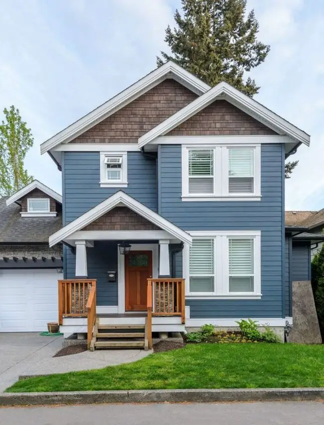 Craftsman Two-Story with Wood Detailing