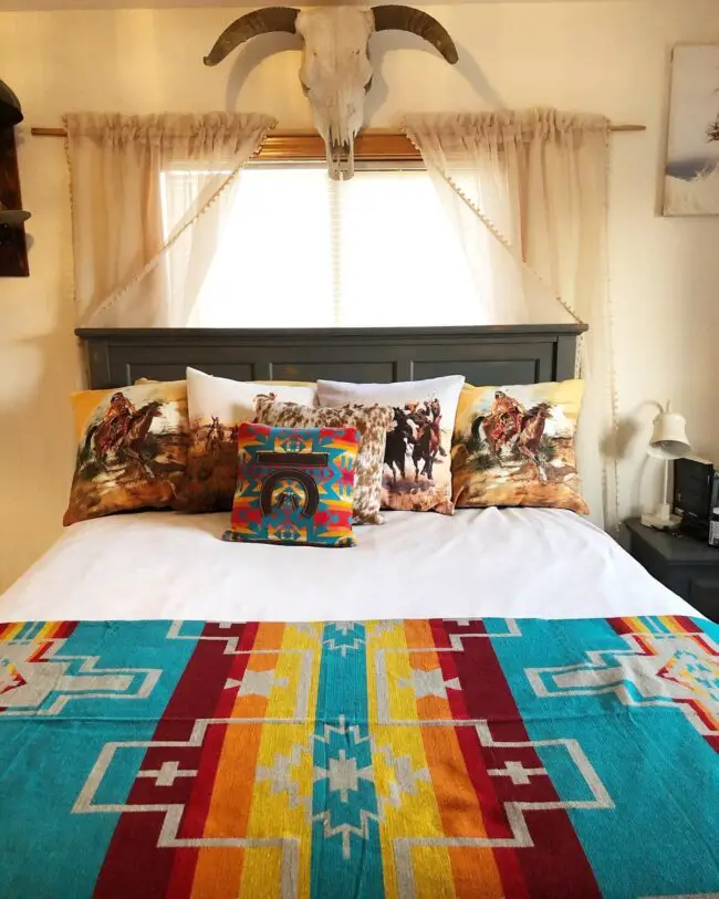 Bright and Fresh Southwestern Bedroom