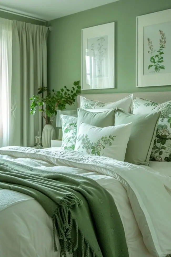 Fresh Sage Green Farmhouse Color Scheme