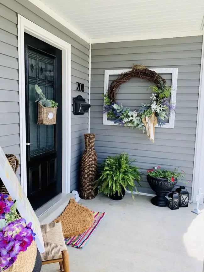 Subtle Elegance in Porch Decor