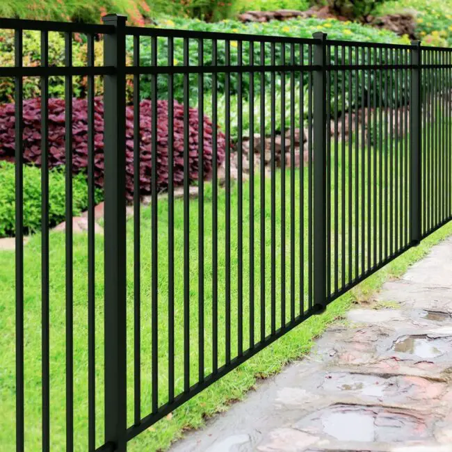 Modern Metal Fencing with Style and Security