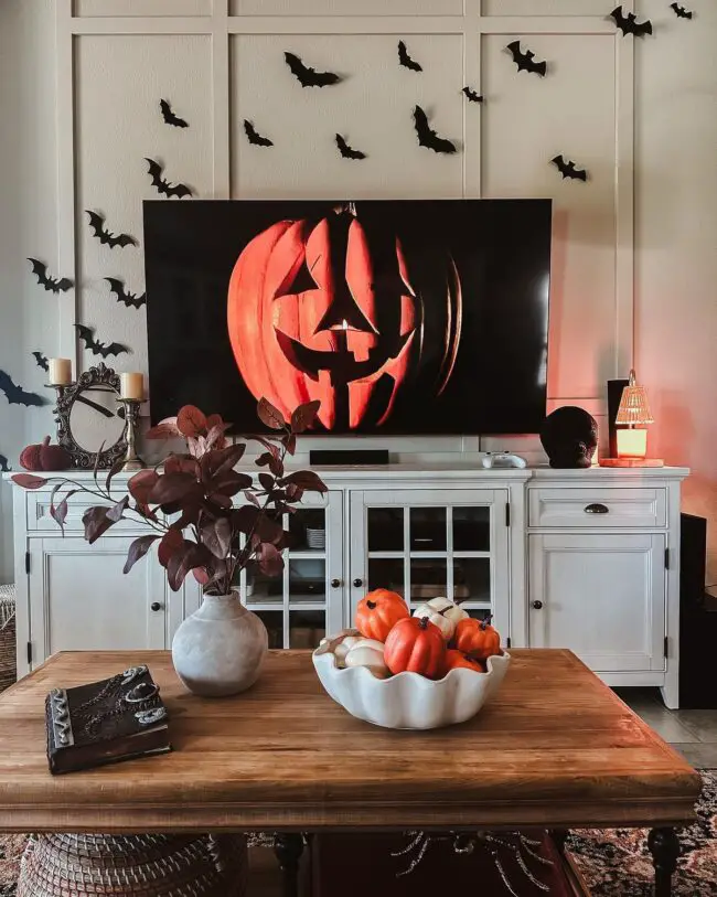 Sleek Minimalist Halloween Decor