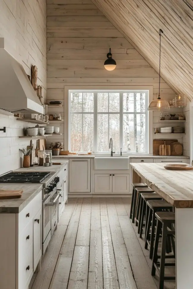 How to Make a Small Cabin Kitchen Feel Spacious