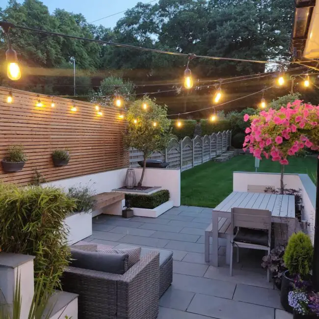 Garden Patio Bliss Under the Stars