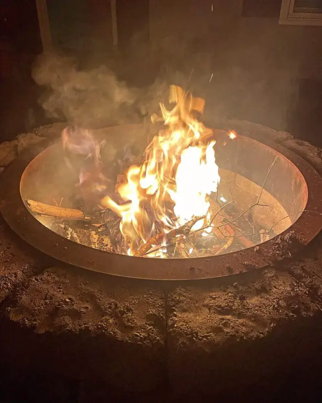 Cozy Rustic Fire Pit Experience