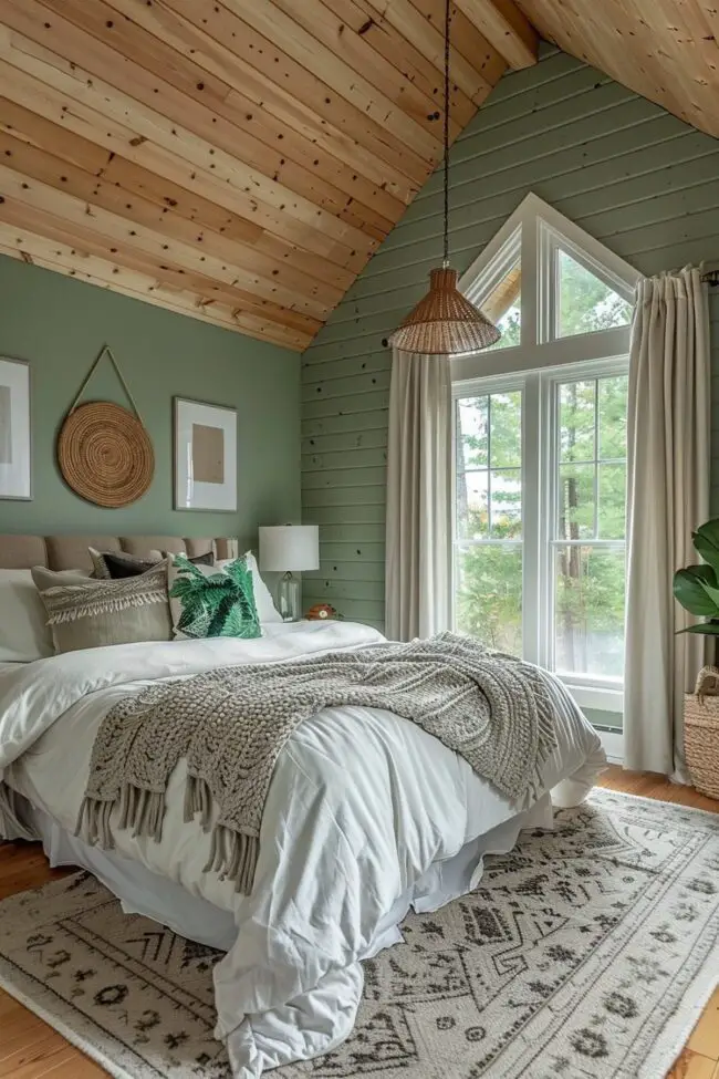 Inviting Sage Green Country Home Decor