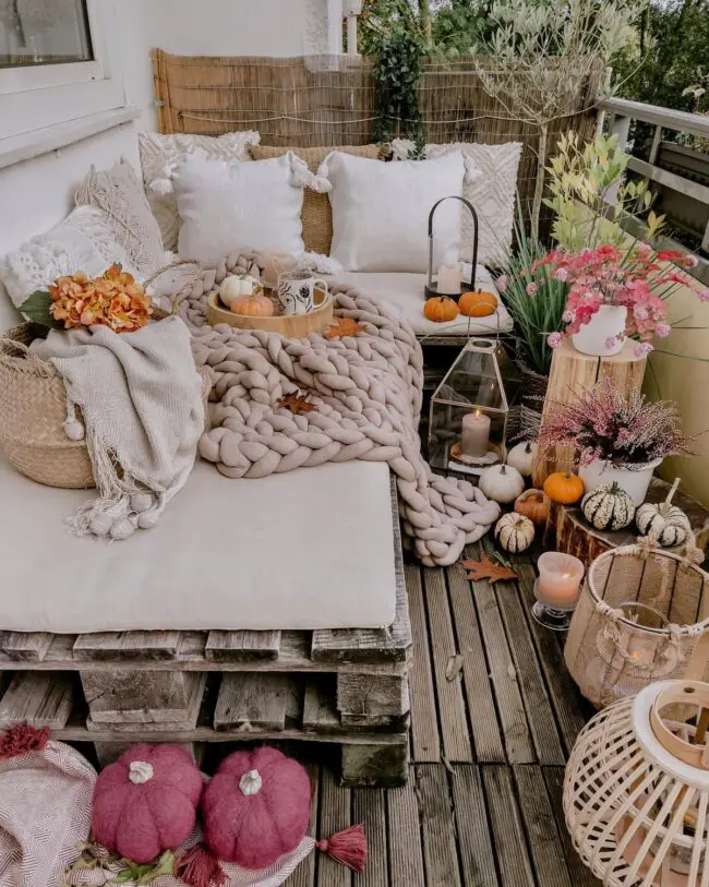 Cozy Autumn Retreat with Pumpkin Accents