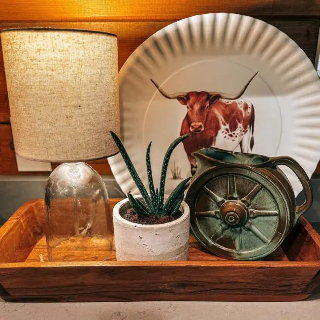 Rustic Ranch-Inspired Kitchen Display