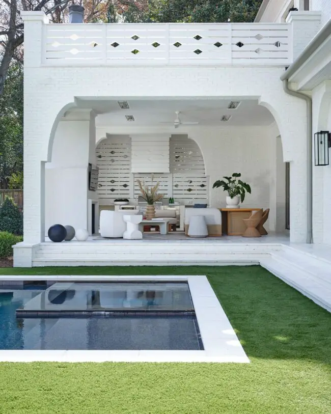 Opulent Outdoor Living Space