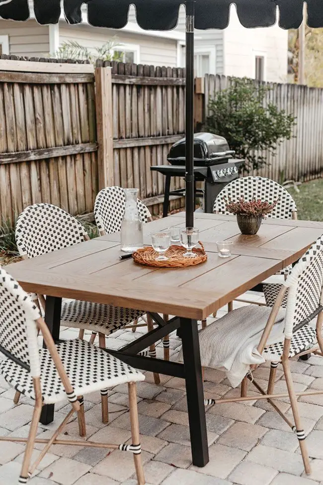 Intimate Evenings Dining Under the Pergola