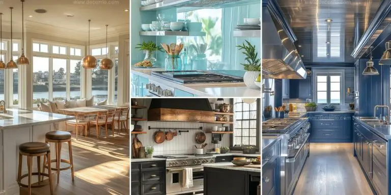 Top Classic Coastal Preppy Kitchen Ideas