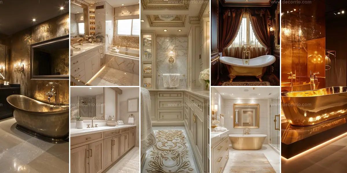 Best Gold Bathroom Decor Ideas